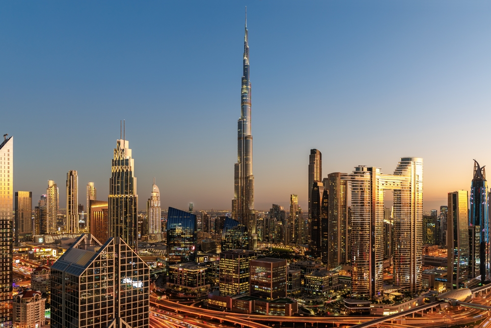 Dubai Burj Khalifa Skyline